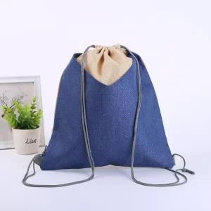 Custom Drawstring Bags Linen Sports Bag